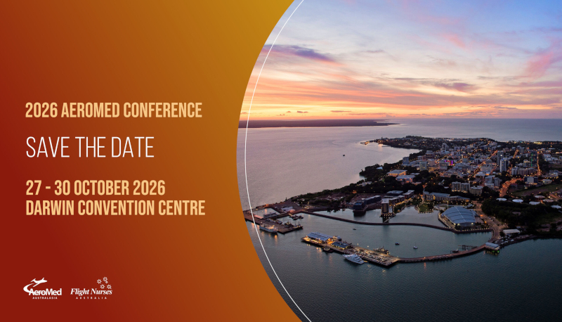 2026 Aeromed Conference | 27-30 October 2026 | Darwin Convention Centre